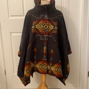 Pendleton Reversible Wool Cape